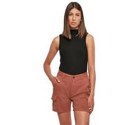 Urban Classics Body sans Manches côtelé pour Femme T-Shirt, Noir, XS