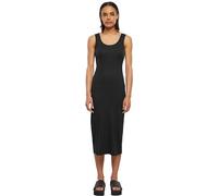 Urban Classics Ladies Rib Top Dress Femme Robe Longue Noir L 95% Coton, 5% Élasthanne