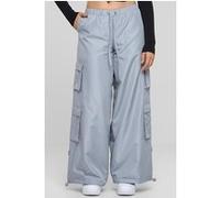 Urban Classics Ladies Ripstop Double Cargo Pants Black L Pantalons, Lightasphalt, L Femme