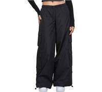 Urban Classics Ladies Ripstop Double Cargo Pants, Pantalons Femme, Black,