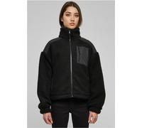 Urban Classics Ladies Sherpa Mix Jacket noir - 4XL