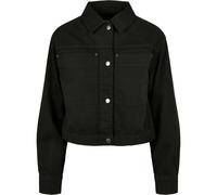 Urban Classics Ladies - Short Boxy Denim Veste noir