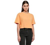 Urban Classics Ladies Short Oversize Tee, T-Shirt aux Femmes, Papaya, M