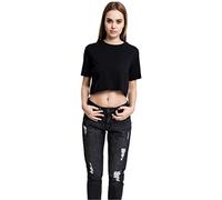 Urban Classics T-shirt oversize court femme – manches courtes noir XL