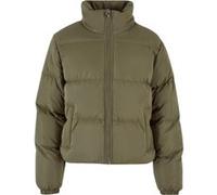 Urban Classics Ladies Short Peached Puffer Jacket Tiniolive Taille: XXL | Vestes d'hiver Outlet | Femme | Orange