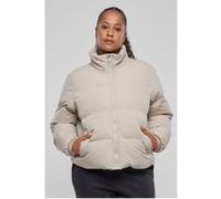 Urban Classics Ladies Short Peached Puffer Jacket Wet Sand Taille: L | Vestes courtes Outlet | Femme | Marron