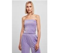 Urban Classics Ladies Short Velvet Tube Top Lavender Taille: XXL | Tanktops Outlet | Femme |