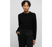 Urban Classics Ladies Short Waffle Sweater Black Taille: XL | Pulls tricotés Outlet | Femme | Le Noir
