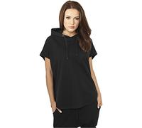 Urban Classics Ladies Sleeveless Terry Hoodie Femme T-Shirt Manches Courtes Noir XL