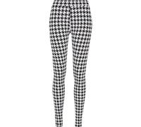 Urban Classics Ladies Soft AOP Leggings, Blackhoundstooth, XL Femme