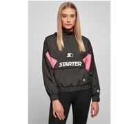 Urban Classics Ladies Starter Colorblock Halfzip Windbreaker Black/pinkgrap Taille: M | Hoodies Outlet | Femme | Le Noir