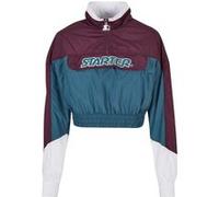 Urban Classics Ladies Starter Colorblock Pull Over Jacket Darkviolet/teal Taille: L | Sweatshirts à capuche Outlet | Femme |