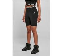 Urban Classics Ladies Starter Logo Tape Cycle Shorts Black Taille: XS | Shorts Outlet | Femme | Le Noir