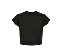 Urban Classics Ladies Stripe Short Tee T-Shirt, Noir/Blanc, M Femme