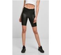 Urban Classics Ladies Synthetic Leather Cycle Shorts Black Taille: XS | Outlet | Femme | Le Noir