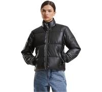 Urban Classics Veste matelassée cuir synthétique Noir Femme Taille S