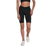 Urban Classics Ladies Tech Mesh Cycle Shorts, Noir (Black 00007), 3XL