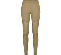 Urban Classics Ladies Tech Mesh Leggings Khaki Taille: XS | Leggings de sport Outlet | Femme | Marron