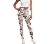 Urban Classics Ladies Tech Mesh Leggings Leggins Sculptant, duskrose Camo, L Femme
