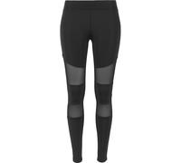 Urban Classics Ladies Tech Mesh Rib Leggings, Noir, L Femme