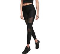 Urban Classics Leggings Tech Mesh Rib Femme Noir Taille M