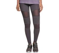 Urban Classics Femme Ladies URBAN CLASSICS Legging pour Femme Tech Mesh Empi cements en Maille Transparents sur les Jambes Ma, Dark Grey, XS EU