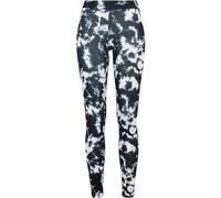 Urban Classics Legging pour Femme Tie Dye, Noir/Blanc, 5XL Slim