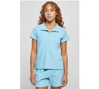 Urban Classics Ladies Towel Polo Tee Balticblue Taille: XS | Polos Outlet | Femme | Bleu