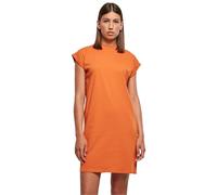 Urban Classics Ladies Turtle Extended Shoulder Dress, Robe Femme, Vintageorange,