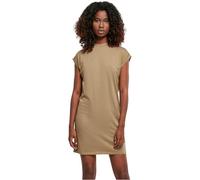 Urban Classics Ladies Turtle Extended Shoulder Dress Robe, Kaki, S Femme