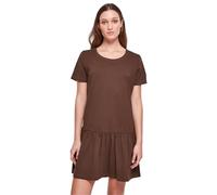 Urban Classics Ladies Valance Tee Dress, Robe Femme, Brown,