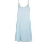 Urban Classics Ladies Viscose Satin Slip Dress Oceanblue Taille: XS | Robes Outlet | Femme | Bleu