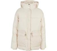 Urban Classics Ladies Waisted Puffer Jacket White Sand Taille: S | Vestes d'hiver Outlet | Femme | Marron