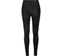 Urban Classics Ladies - Washed Faux Leather Pantalon noir