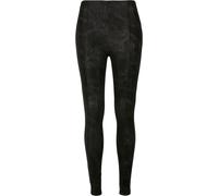 Urban Classics Ladies - Washed Faux Leather Pantalon noir