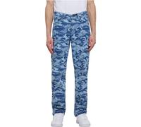 Urban Classics Laser Camo Printed Jeans, Pantalons Homme, Bluelasercamo,