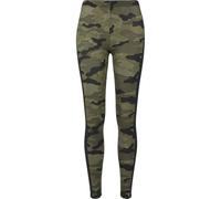 Urban Classics Legging Camo Stripe Femme Legging Camouflage forêt/Noir XS