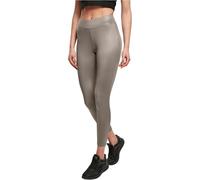 Urban Classics Legging en Cuir synthétique pour Femme, Gris, XXXL
