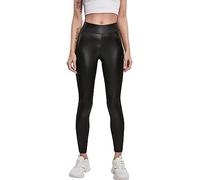 Urban Classics Legging en Cuir synthétique pour Femme, Noir, XXL