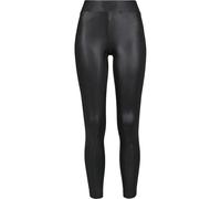Urban Classics Legging en Cuir synthétique pour Femme, Noir, XXL