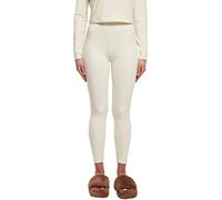Urban Classics Legging en Jersey Taille Haute pour Femme Pantalon de Yoga, Sable Blanc, XS