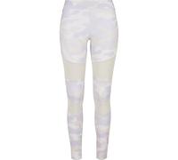 Urban Classics Legging en Maille Camo pour Femme, Camouflage Violet, XL