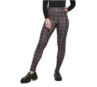 URBAN CLASSICS Legging femme Soft AOP noir - taille S, taille haute, jersey extensible M