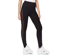 Urban Classics Femme Rayé En Dentelle Pour Leggings, Noir, S EU