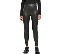 Urban Classics Legging Glamour Taille Haute pour Femme Pantalon de Yoga, Noir Scintillant