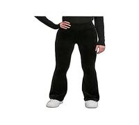 Urban Classics Tb5426-ladies High Waist Rib Velvet Flared Leggings Pantalon de Yoga, Noir, L Femmes