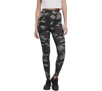 Urban Classics Legging Taille Haute pour Femme-Pantalon Technique Camouflage, Dark Camo, XS