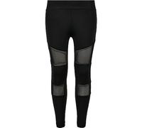 Urban Classics Girls Tech Mesh Leggings, Noir, 146-152 Garçon