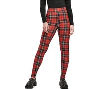 Urban Classics Ladies Soft AOP Leggings Pantalon de Yoga, Redcheck, XL Femmes