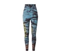 Urban Classics Ladies Cotton Tie Dye High Waist Leggings, Noir, M Mince Femme